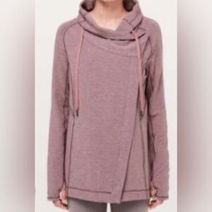 lululemon athletica Coast Easy Jacket in Heathered Merlot NWOT